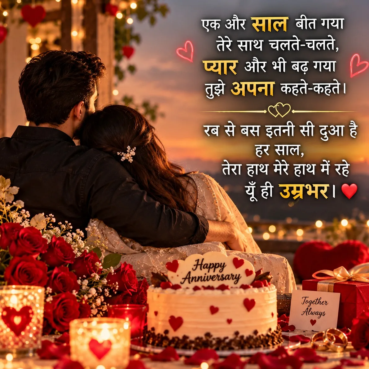 साथ रहे उम्रभर, यही दिल की दुआ है।❤️