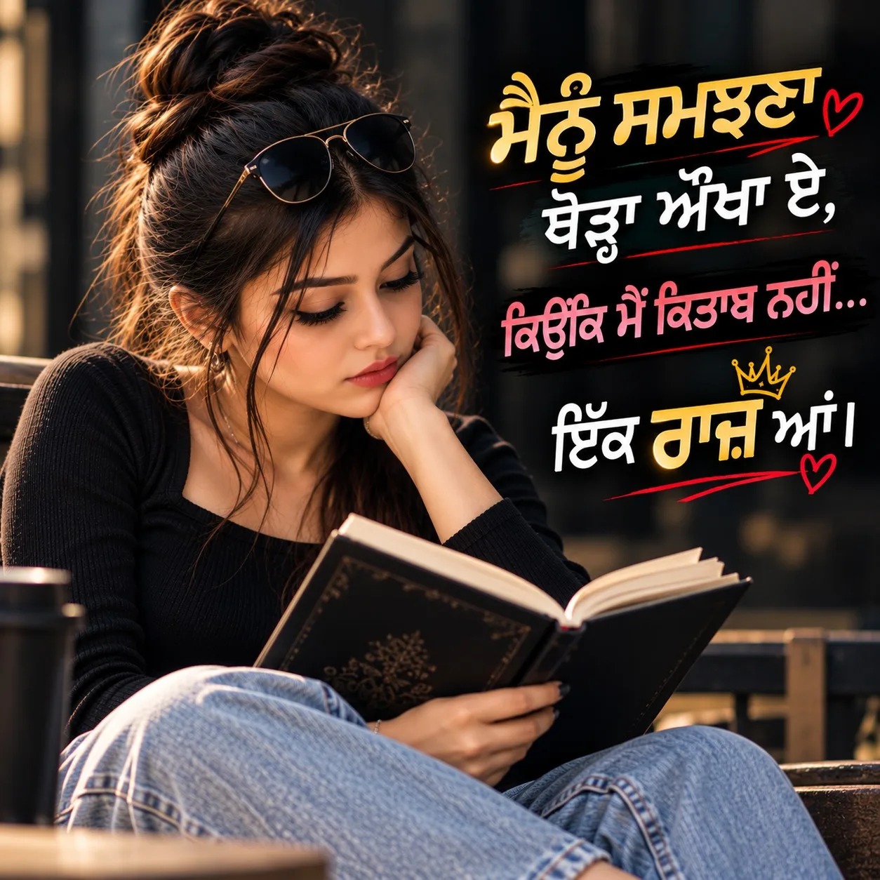 \"ਅਦਾ ਵੀ ਆਪਣੀ, ਅੰਦਾਜ਼ ਵੀ ਆਪਣਾ।\" 👑