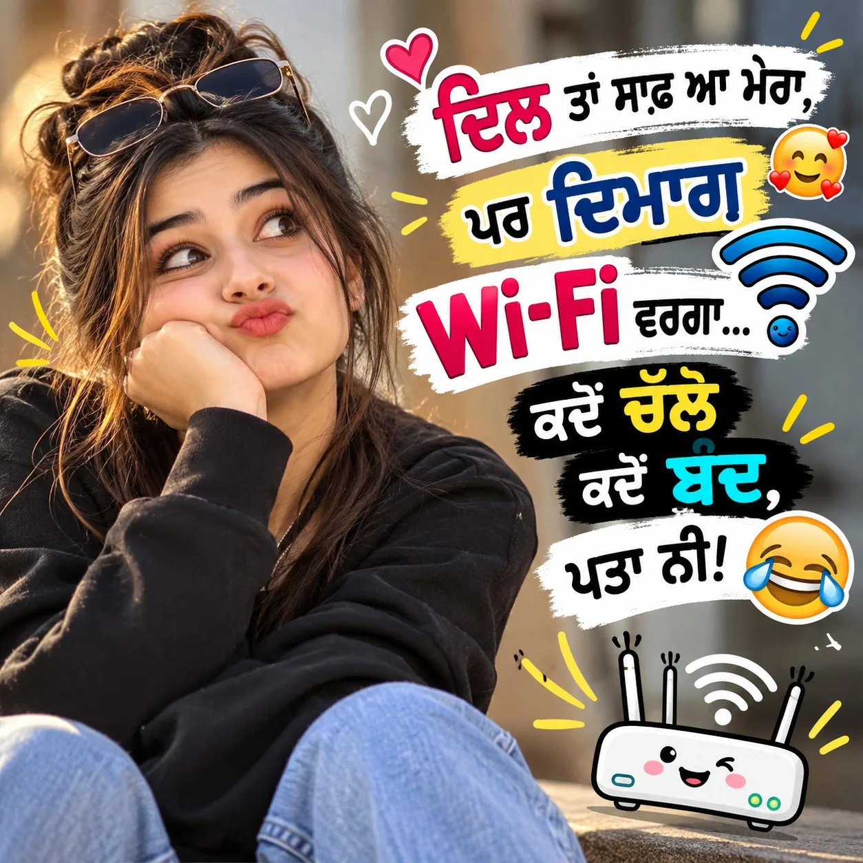 “ਪੰਗਾ ਹੀ ਪੰਗਾ 😜”