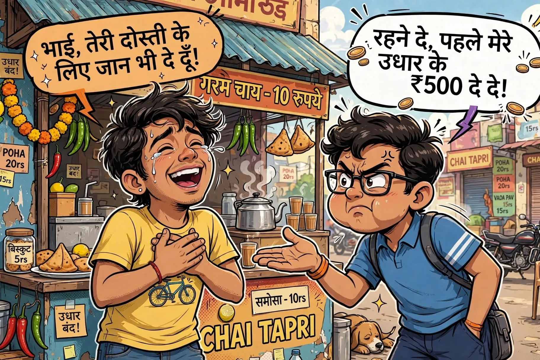 जान नहीं, पहले 500 दे दे!