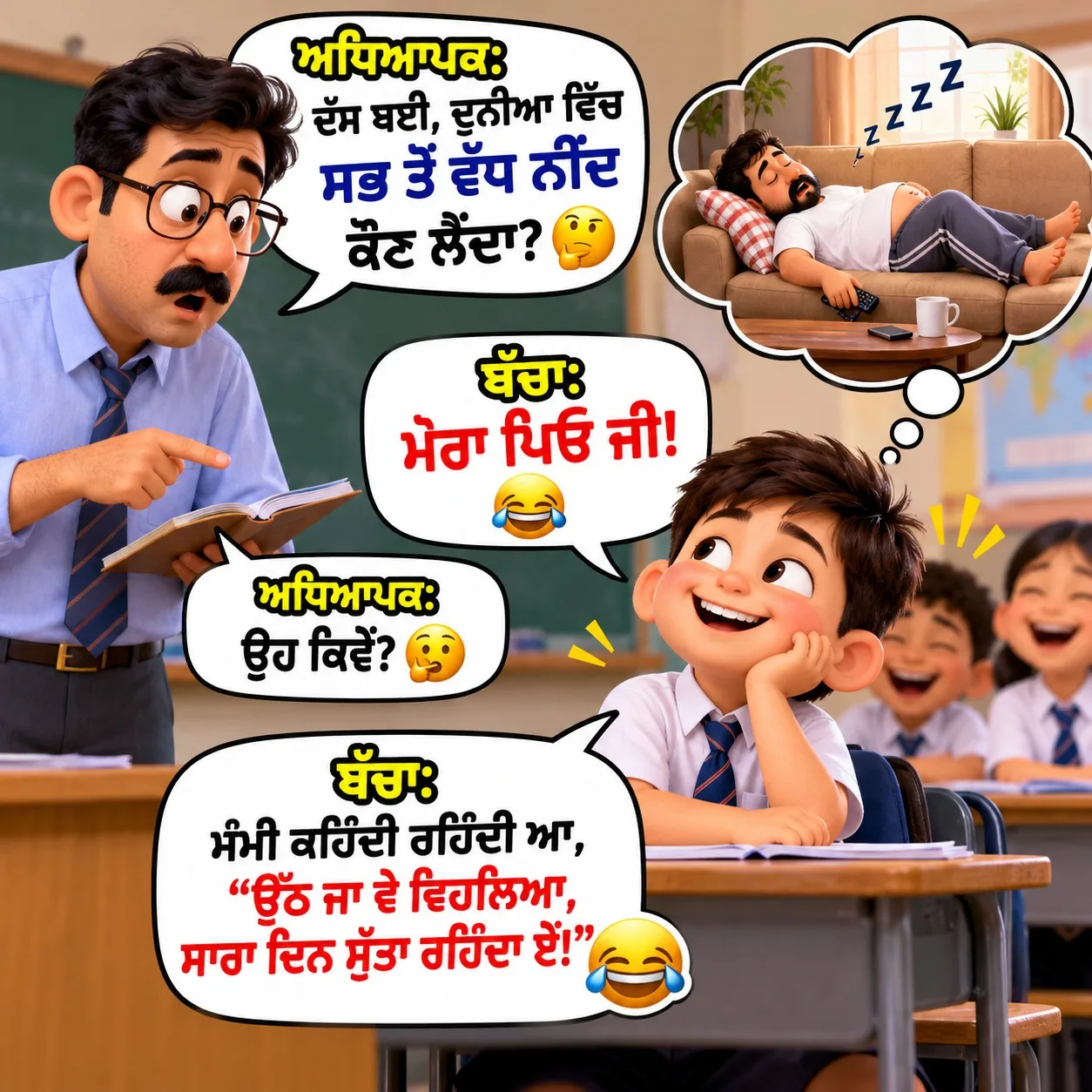 ਮਜ਼ੇਦਾਰ ਕਲਾਸਰੂਮ